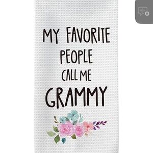 Floral Grammy Kitchen Towel